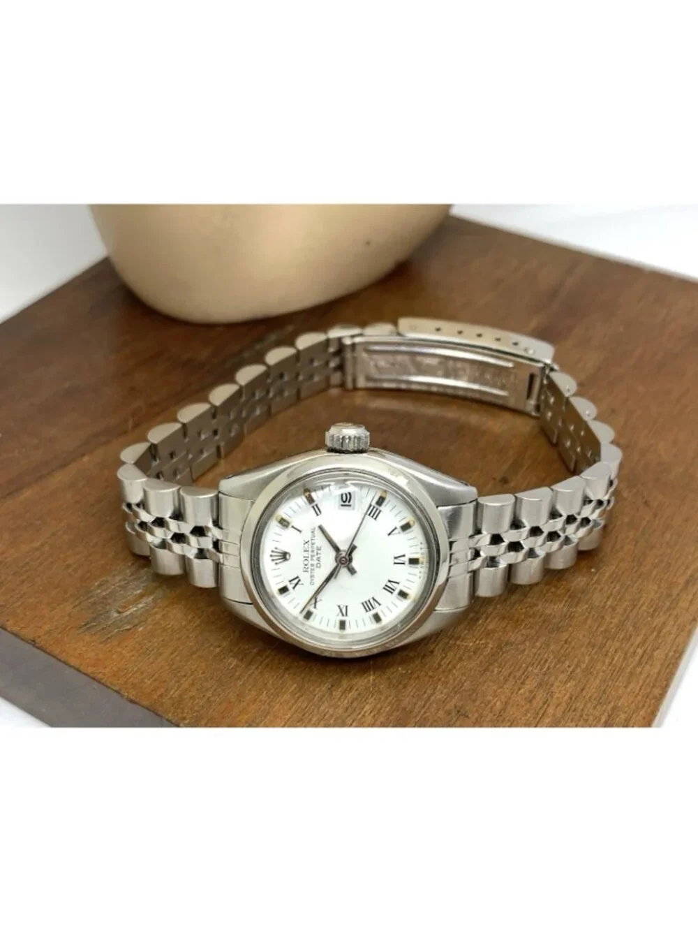 Rolex Women's Watch 2030 Oyster Perpetual Date Vintage 1982 Swiss Automatic 26mm